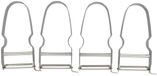 FM Professional Set van 4 groenteschillers 11,5 cm