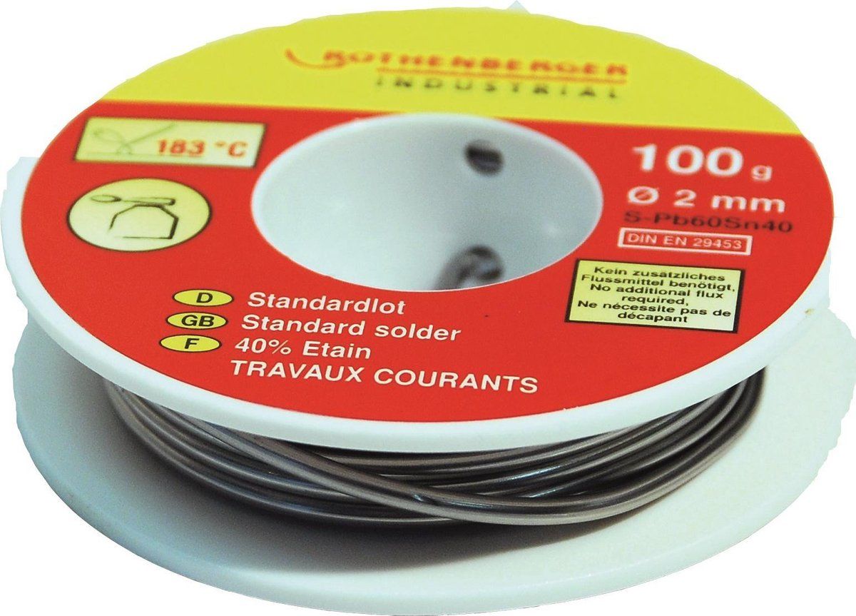 Rothenberger Standaard Soldeer - Ø2mm / 70gr