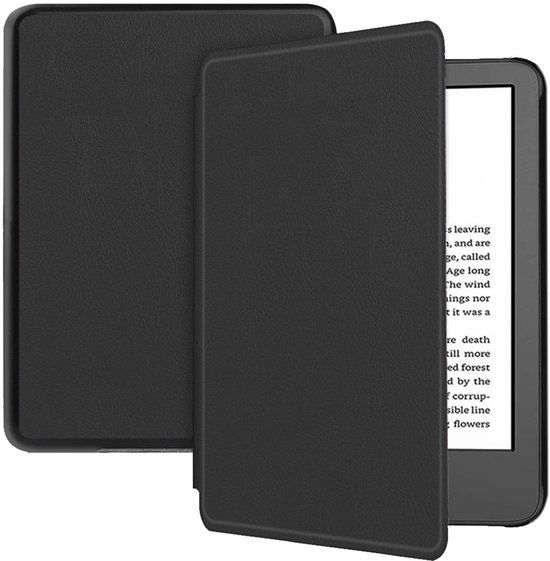 imoshion Ploonk B.V. Ereader Hoes - Geschikt voor Amazon Kindle (2022) 11th gen/Amazon Kindle (2024) - Zwart