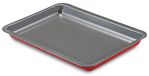 Guardini Rossana 2.0 bakplaat, rechthoekig, 26 x 37 cm, staal met antiaanbaklaag, kleur rood/grijs
