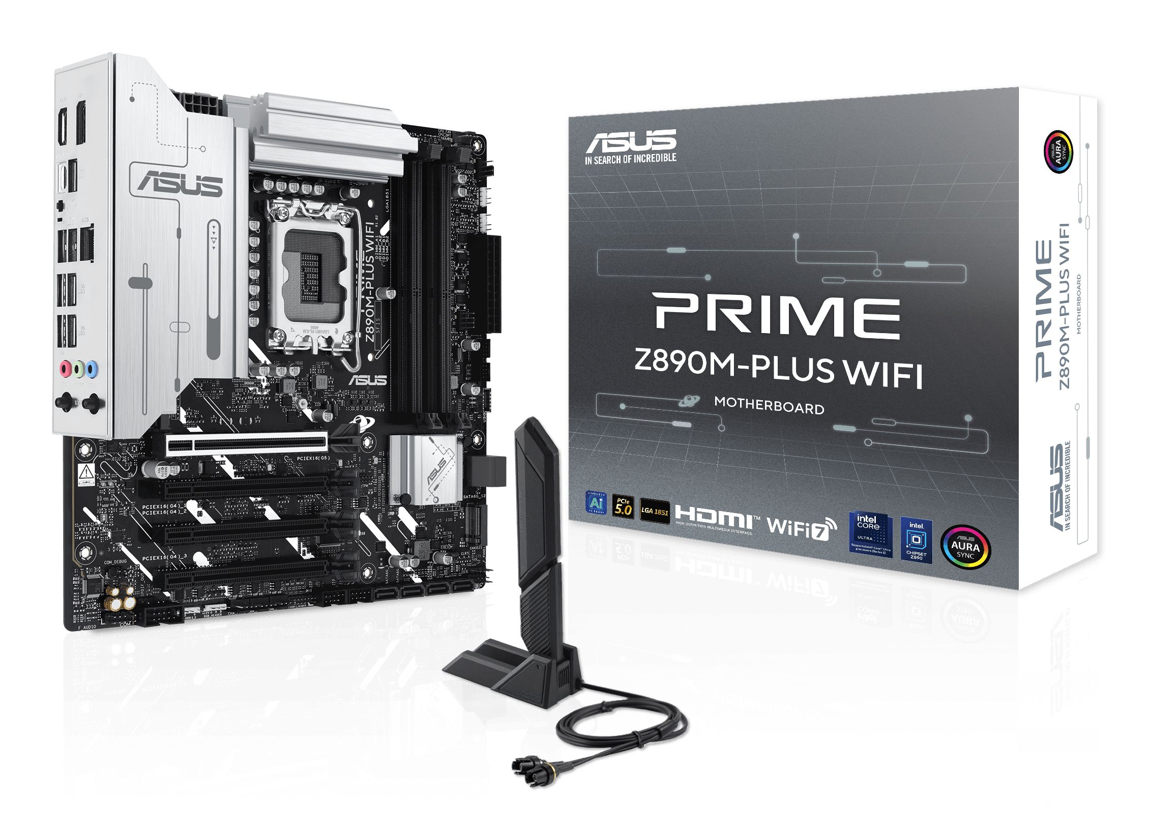 ASUS PRIME Z890M-PLUS WIFI - Intel Z890 - LGA 1851 - micro ATX