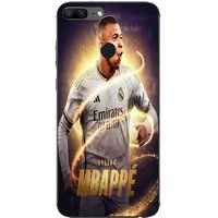 Maniacase Hoesje voor Huawei Honor 9 Lite Kylian Mbappe Real Madrid Behang