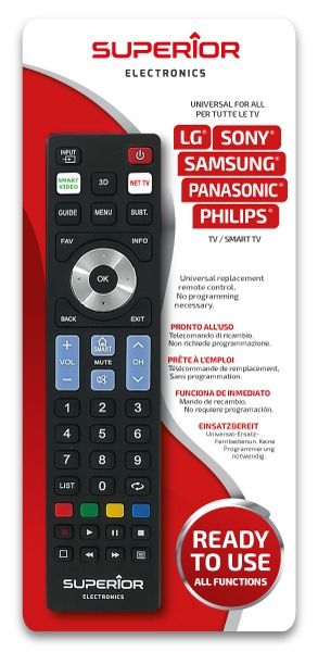 Superior Rcpanasonic Universele Afstandsbediening - Zwart
