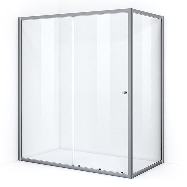 Maxaro Douchecabine Ruby Allure Helder 180x90cm met Schuifdeuren