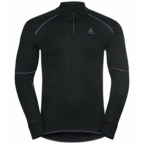 Odlo Active X-Warm Eco - Heren Functioneel Ondergoed Shirt met Lange Mouwen en Ritssluiting