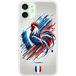 Verstevigd hoesje met sublimatie bedrukking, compatibel met Apple iPhone 12 Coq francais