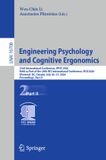 Engineering Springer Nature Engineering Psychology and Cognitive Ergonomics: 23rd International Conference, EPCE 2026, Held as Part of the 28th HCI International Conference, HCII 2026, Montreal, QC, Canada, July 26–31, 2026, Proceedings, Part II Paperback