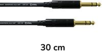 Cordial CFM 0.3 VV - Stereo jack - jack kabel, 30 cm.