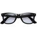 Ray-ban Wayfarer Rb 2140f Lunettes De Soleil Unisexe Noir Carrées Bleu 52mm