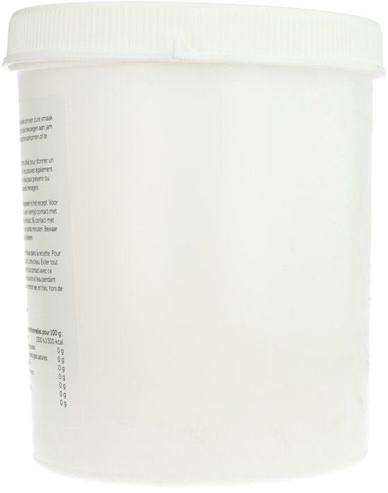 Jacob Hooy Citroenzuur Meelkristal 1000gr