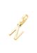 Giorgio Martello Milano Giorgio Martello Gouden (verguld) bedel | Letter N | 925 Zilver