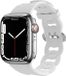 Strap-it Siliconen Smartwatch bandje - Wit - Geschikt voor Apple Watch 44mm / 45mm / 46mm / 49mm