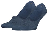 Levi's lot de 2 chaussettes invisibles Tencel bleu 35-38