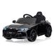 Elektrische auto voor kinderen, 12 V, afstandsbediening 2,4 G, ledverlichting, muziek, veiligheidsgordel, dubbele deuren, USB-poort - 3-8 jaar, zwart