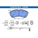 ATE Kit Plaquettes De Frein, Frein À Disque 13.0470-3704.2 Vw 7t0 698 151