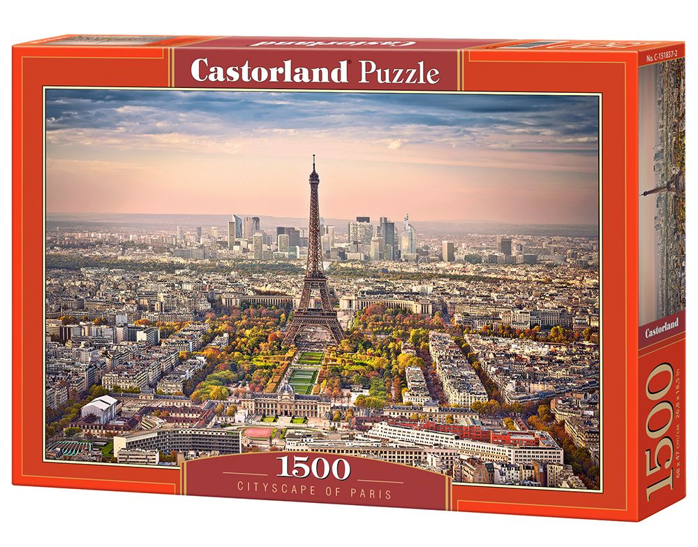 Castorland Cityscape of Paris - Puzzel - 1500 stukjes - Unisex