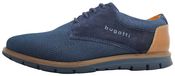Bugatti Simone Chaussures pour homme lacets élégants Bleu Loisir
