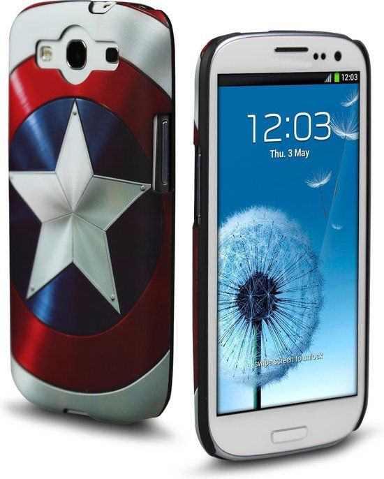 PDP SBS Marvel Back Cover Kunststof Superman wit, rood, blauw voor Samsung Galaxy S3