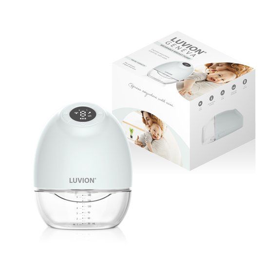 LUVION Geneva Handsfree Elektrische Borstkolf Single - Mintgroen - Draadloos