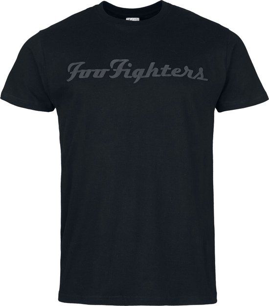 Foo Fighters Logo 3D Druck Heren T-shirt - zwart - M