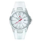 Swiss Alpine Military Combat Air SAM7058.1833 Herenhorloge Wit 10 ATM