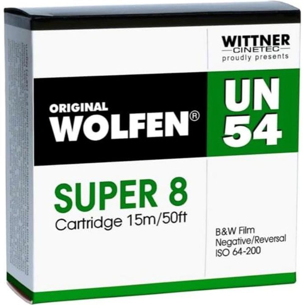 Wolfen B+W Negatief film Super 8, ISO 64-200 met ontwikkeling 2K scan download