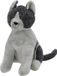 Best for Boots Deurstopper - Kat/poes - 1,5 kilo - wit/grijs - polyester