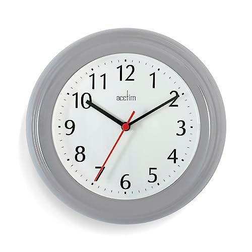 Wycombe 21417 Wandklok - 225 mm - Zilverkleurig