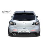 Achterskirt RDX Achterskirt 'Diffusor U-Diff' compatibel met Mazda 3 (BK) FL 2006-2009 (PU)