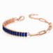 LGT JWLS Goudkleurige Segmentring Piercing met Enkele Ketting voor Neus en Kraakbeen - 10mm