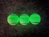 NW Athletics Glow in the Dark tennisbal hondenspeelgoed, lichtgevende tennisbal voor kleine, middelgrote honden, set van 3
