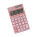 Genie 212 P calculator Pocket Basisrekenmachine Roze