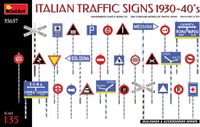 MiniArt Modelbouwpakket Militaire voertuigen - 35637 Italian Traffic Signs 1930-40s Plastic - 1:35 - Modelbouw