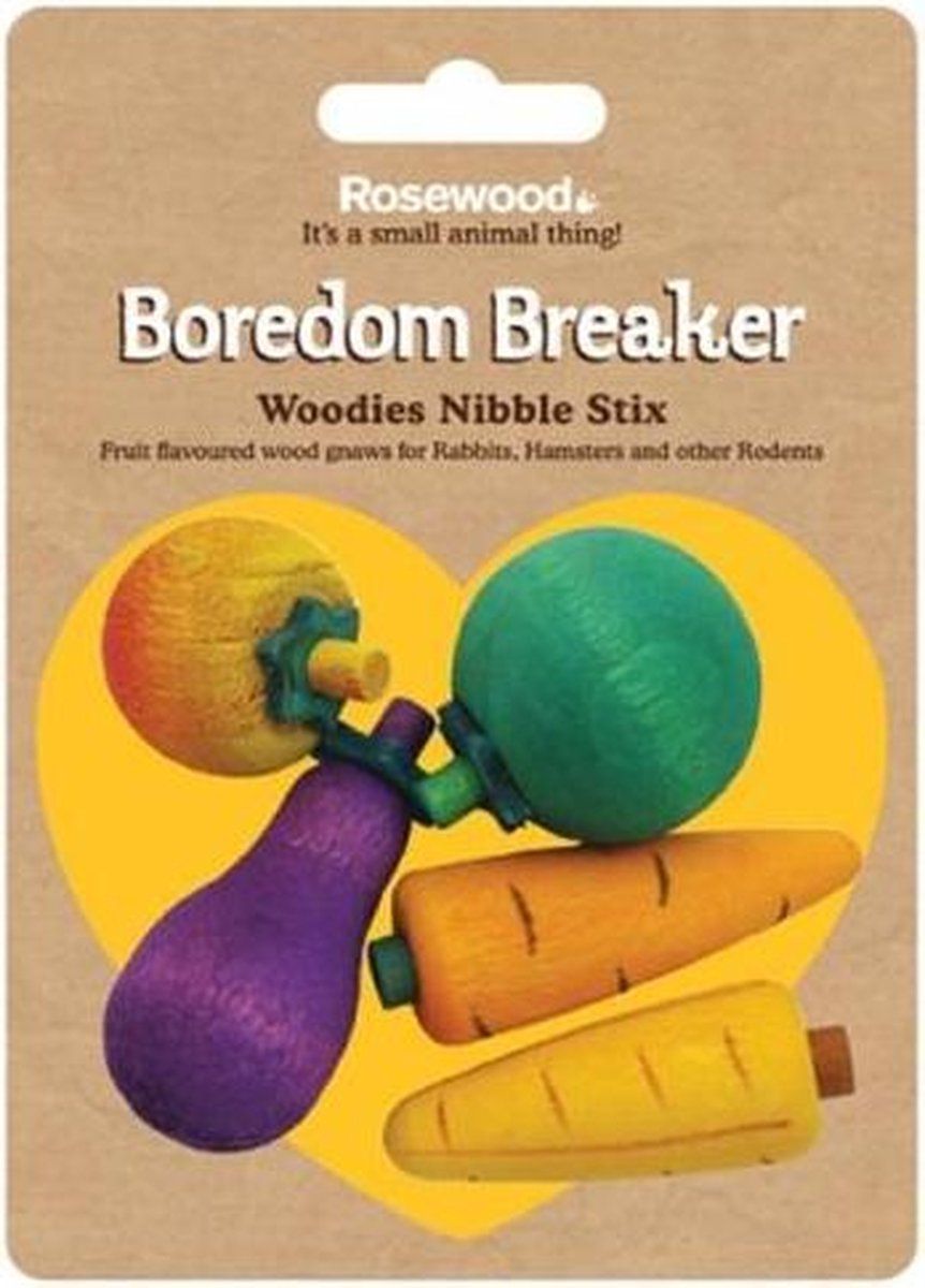 Rosewood Boredom Breaker Nibble Stix 3D Fruit