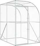 vidaXL Kippenhok zilver 200 x 200 x 215 cm Gegalvaniseerd staal