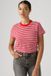 Levi's Favorite Slub T-shirt - Women's - M - Rood / Bliss Stripe True Red