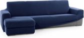 Sofaskins Hoes voor chaise longue met korte linkerarm NIAGARA 210 - 340 cm - Marineblauw