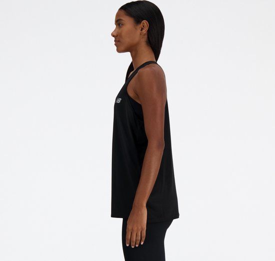 New Balance Sport Essentials Knit Tank Top - Women - Black - Size XS