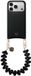 AVY Leren Hoesje Geschikt voor Apple iPhone 17 Pro | Compatibel met MagSafe | Leather Case met Telefoonkoord | Polsband | Zwart | Cupid Black