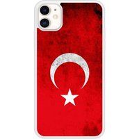 Apple iPhone 11 Drapeau turquie Verstevigd hoesje met sublimatie bedrukking