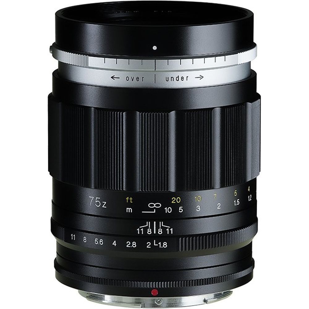 Voigtlander Voigtländer Portrait Heliar 75mm F/1.8 Nikon Z zwart