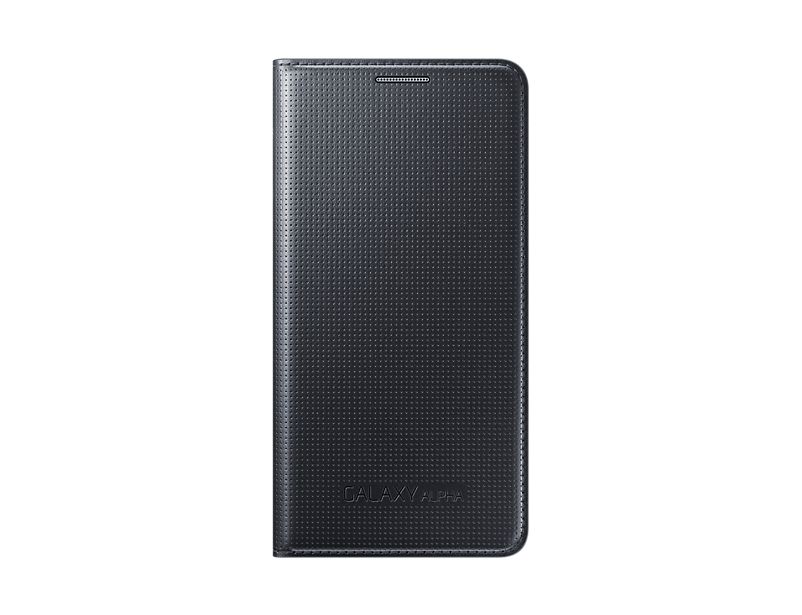 Samsung EF-FG850B - Mobiele telefoon behuizing - Zwart - Galaxy Alpha