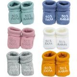 Trois Kilos Sept Chaussons bébé Trois Kilos Sept 50% Papa 50% Maman (x6)