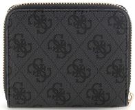 Guess Laurel II SLG Small Zip Around Wallet Coal Logo