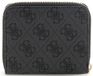 Guess Laurel II SLG Small Zip Around Wallet Coal Logo