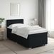 Maison Exclusive - Lit Boxspring avec matelas noir 90 x 200 cm tissu