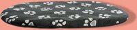 Trixie Jimmy Oval Dog Cushion - Black - 98 x 62 cm