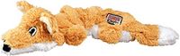 KONG Scrunch Knots Fox – binnenste geknoopte touwen en minimale vulling voor minder rommel – voor kleine en middelgrote honden