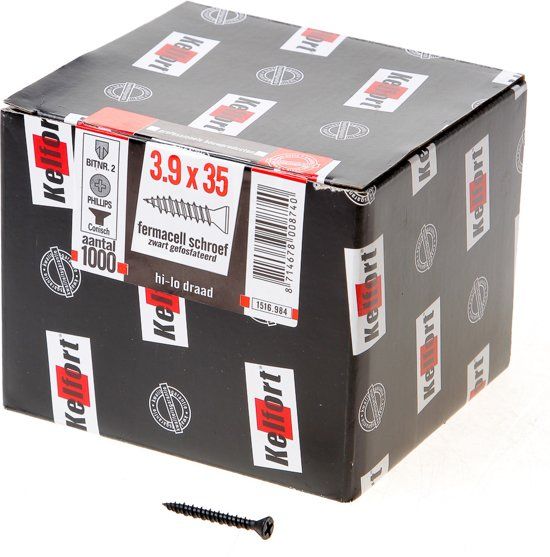 Kelfort Fermacellschroef - 3.9 x 35 mm - 1000 st