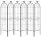 Cadre de rosier, 180 x 52,5 cm. 6 ensembles de cadres de rosier. Cadres de rosier pour fleurs, rosiers, avec un revêtement en poudre et un système de fermeture pratique. Cadres de support pour fleurs, légumes et rosiers